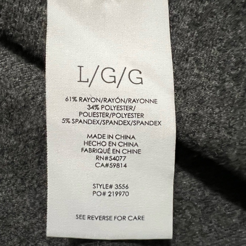 CAbi Gray Rebel Asymmetrical Zip Up Ponte Knit‎ Jacket - Picture 12 of 12